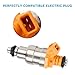 JDMON Fuel Injectors Compatible with Jeep Cherokee XJ, Comanche MJ, Wrangler YJ L6 4.0L 1991 1992 1993 Replacement for FJ124 33007127