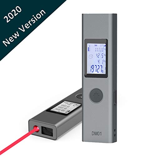 laser distance meter, IIDA DM01 Laser measure 131 Feet backlit Display Compact handheld
