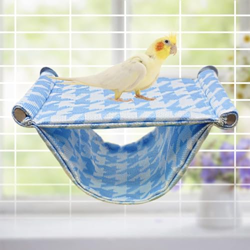 Image of Guinea Pig Hammock Bed Hamster Summer Bedding House Rat Hideout Cave Hut Bird Hanging Swing Stand Perch Small Pet Nest Cage Toy for Chinchilla Hedgehog Ferret Sleeping