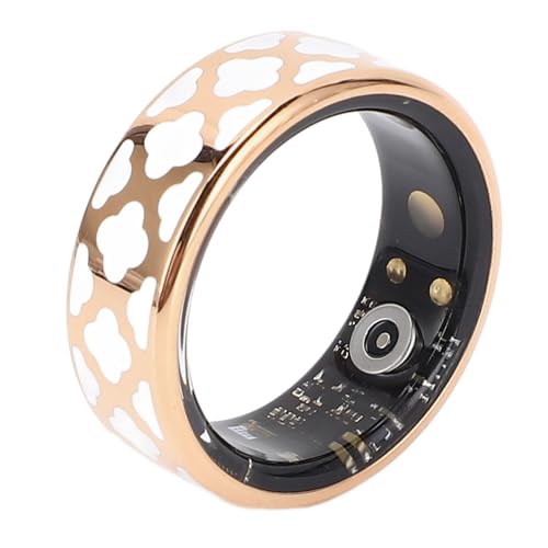 Anillo Inteligente con Estuche de Carga, Anillo de Fitness Inteligente con la Aplicación de Seguimiento de Datos de Salud Pantalla IP68 Impermeable para Actividades Deportivas de (7) (Tipo 8) (Tipo