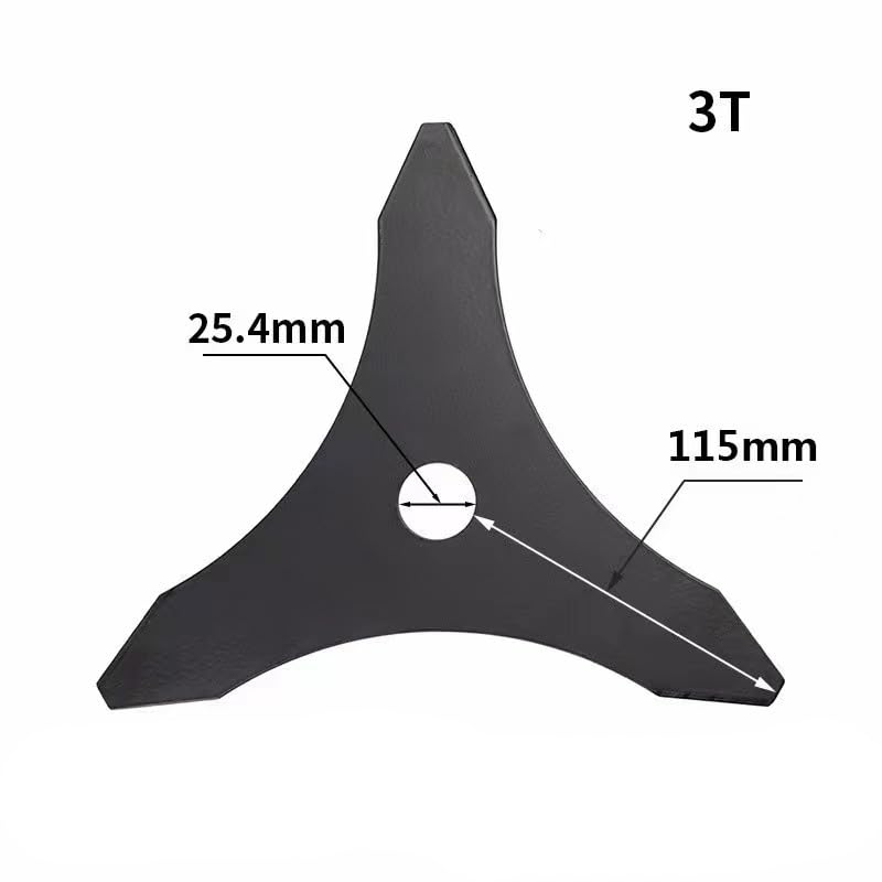 ENEWSTAR Trimmer Blade Mower Blade 2 Pack 3 Teeth Brush Cutter Blades For Husqvarna Sthil, Black - Image 3