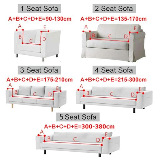 Housse de canapé élastique jacquard LIUXIN : protection extensible totale - 3