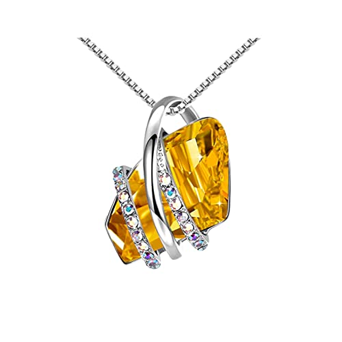 Collier rétro en zircon pour femmes et pendentifs longs de Noël tendance