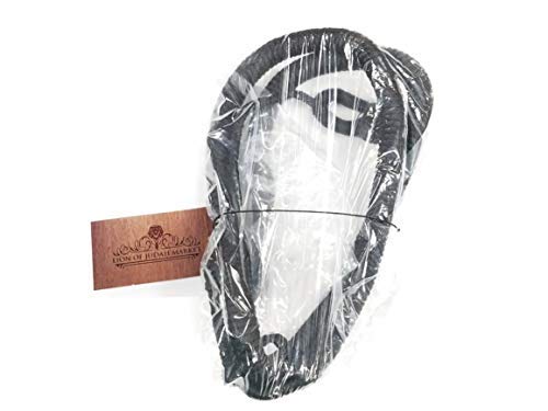 LION OF JUDAH MARKET Arafat Arab Scarf Shawl Keffiyeh Kafiya shemagh desret Palestine + Igal Agal Set, Black/White3