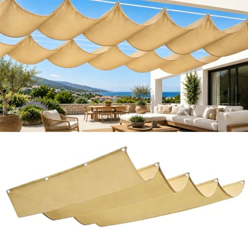Toldo vela de sombra rectangular PES con acabado de alta resistencia 2