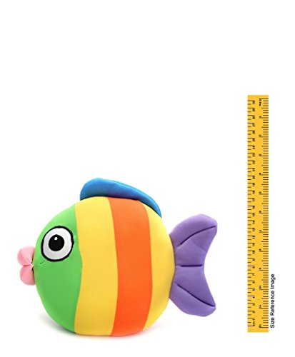 Image of Tickles Fish Stuffed Soft Stuffed Plush Animal Toy for Kids (Size: 24 cm Color: Multicolor)