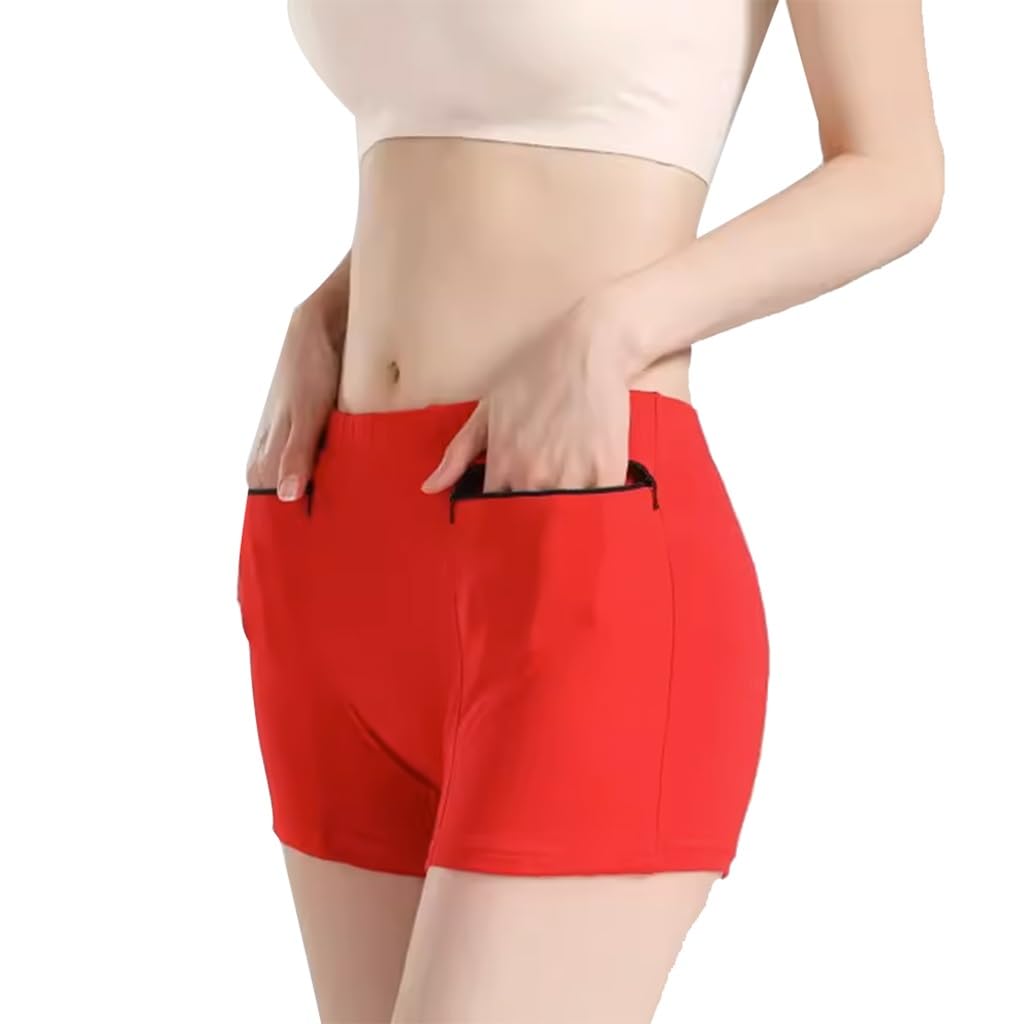 LaseVe Donna Tasca Boxer Sicurezza A Prova di Borseggiatore Biancheria Intima Cotone Mutandine Tasca Mutande Confezione 6