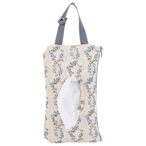 Refillable Wipes Pouch - Portable Hangable Washable Reusable Waterproof | Wet Wipe Dispenser Travel Bag for Mom Dad Stroller Car