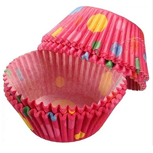 قوالب خبز للكب كيك بتصميم عشوائي من هوم ريبابليك، 100 قطعة، قوالب ورقية للكب كيك والمافن، أدوات تزيين الكيك، استمتع بالتسوق