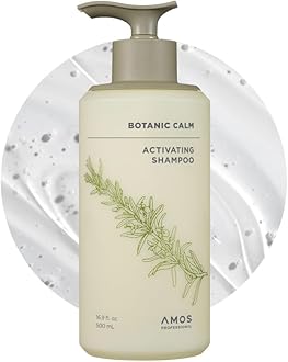 Amos Botanic Calm Activation Shampoo, 16.9 fl oz (500 ml), Shampoo, Scalp Shampoo, Hair Care, Scalp Care, Vegan, Hair Loss, AMOS Professional Official