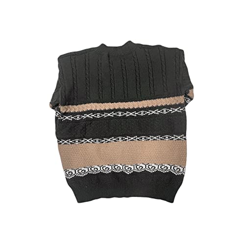Image of Women Vintage Striped Pullover Sweater Y2k Long Sleeve Crew Neck Loose Knit Sweaters Fall Winter Knitwear