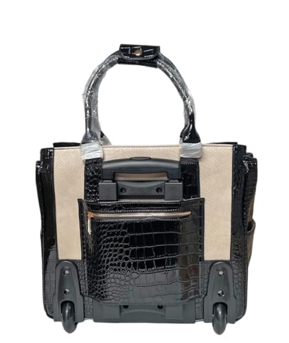 Image of JKM & Company Rolling Briefcase for Women, THE MONTECITO Rolling Laptop Bag for Women