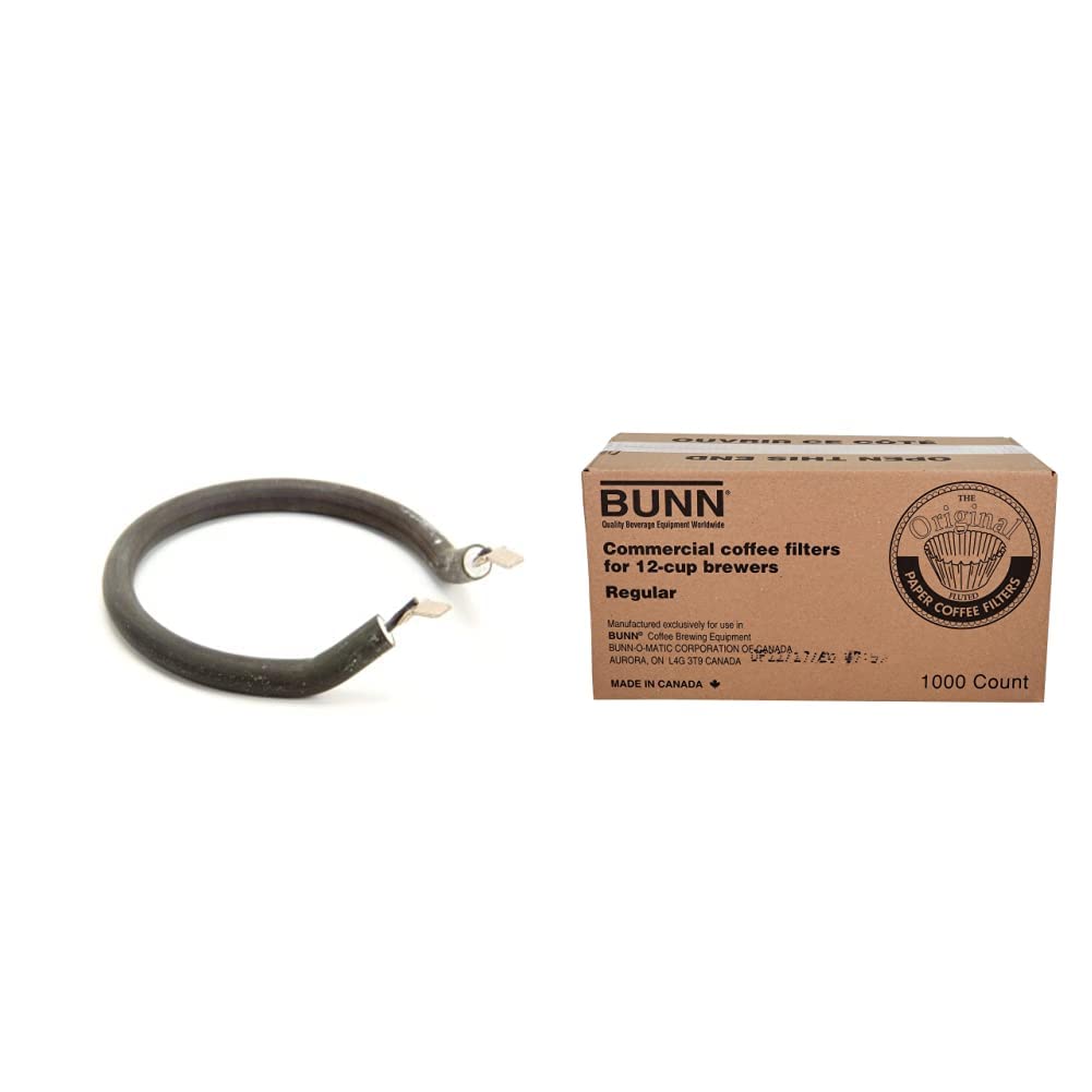 Elemento calentador BUNN 01227 0000 Filtros de café comerciales de 12 tazas 20115 0000