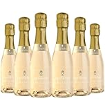 Liquid Diamond Prosecco | 6 x 20cl Bottles | 10.5% ABV Vegan Italian Sparkling Wine | Valdobbiadene | Mini Prosecco Bottle | Fruity & Crisp