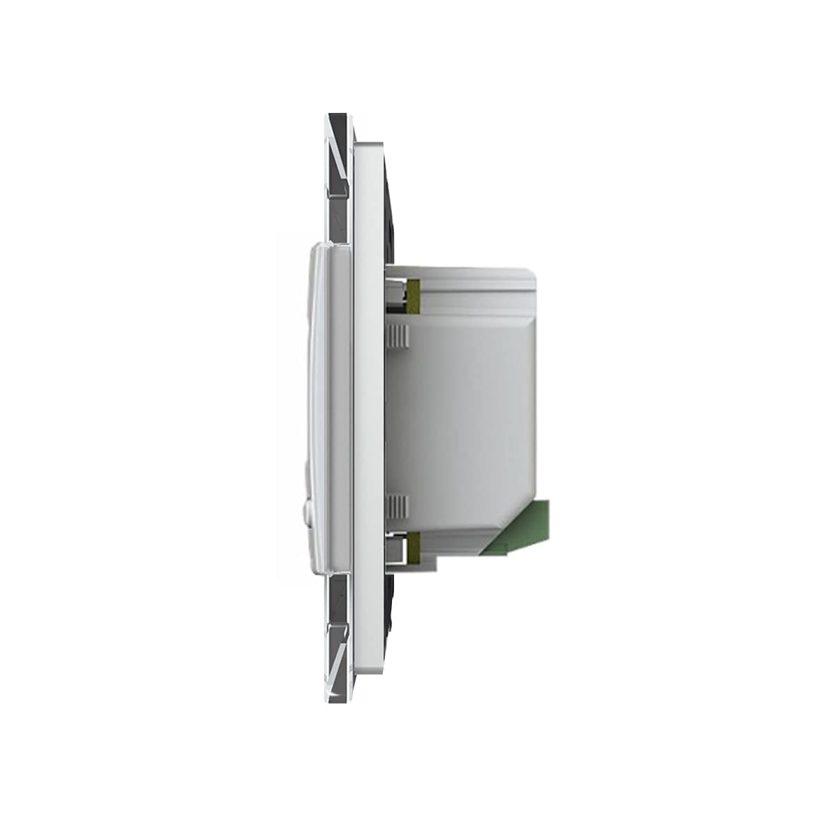 LIVOLO LCD Raumthermostat Thermostat Fußbodenheizung Weiß mit Glasrahmen für Fußboden Heizung Programmierbarer Wandthermostat Zeitpläne digitaler Display Raumtemperaturregler VL-Pro/SR-11-A