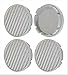 Produktbild Born 1 Carbon 4 STK x55mm NABENKAPPEN Radkappen Felgenkappen (Carbon Grau)