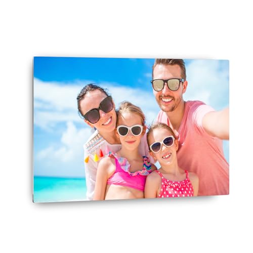 DROLLX Custom Metal Photo Prints Wall Art Decor Personalized Aluminum Prints with Your Photos...