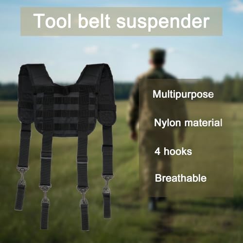 Tirantes de cinturón H-Harness chaleco de carga multifuncional Jorzer 6