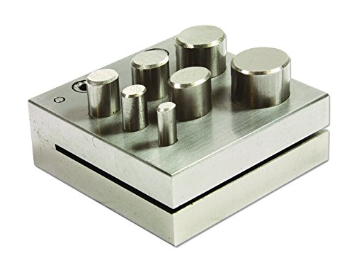 DP2401 - Juego de cortadores de disco, ovalados, 7 cortadores (6 x 4 mm, 18 x 16 mm)