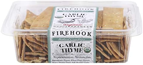 Firehook Cracker Baked Garlic Thyme, 8 Oz