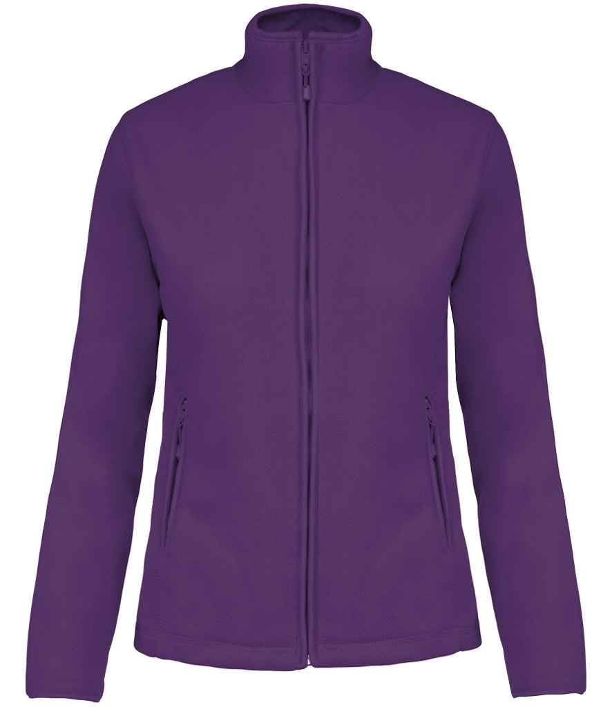 COOZO Ladies Maureen Micro Fleece Jacket - Purple - L