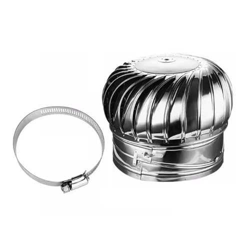 Ventilador de techo de turbina de acero inoxidable sin alimentación para tejados