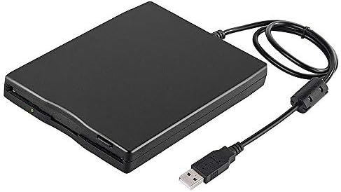 PENCHEN USB External Floppy Disk Drive Portable 3.5 inch Floppy Disk Drive USB Interface Plug and Play Low Noise for PC Laptop Black