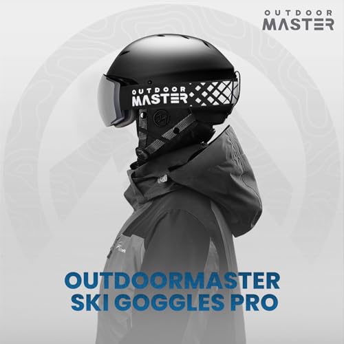 Image of OutdoorMaster Ski Goggles PRO - Frameless, Interchangeable Lens 100% UV400 Protection Snow Goggles for Men & Women (Photochromic Gray VLT10%-80%)