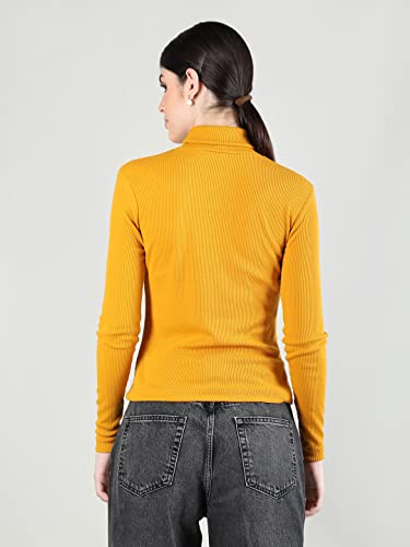 Image of Kepa Women Cotton High Neck Top Full Sleeve T Shirt