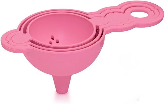 5DM-Practical Egg Strainer Mini Strainer Funnel Set All in One