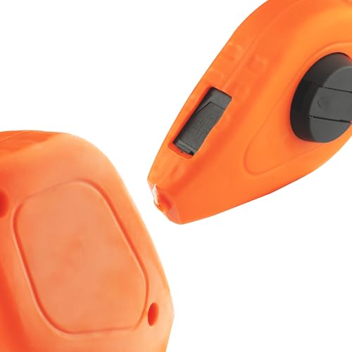 BEGRIS® Sznur Traserski, Murarski Sznurek Budowlany Mocny 30M Sznur Traserski Do Prostowania, Układania, Prac Budowlanych w Obudowie Wykręcany Do Wyznaczania Linii Prostych
