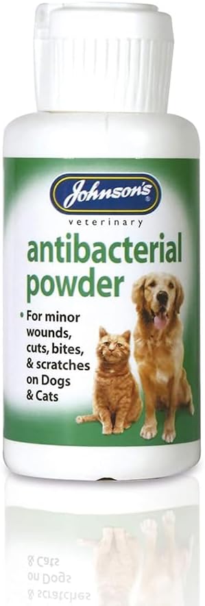 Johnsons Veterinary Products Antibacterial Powder, transparent