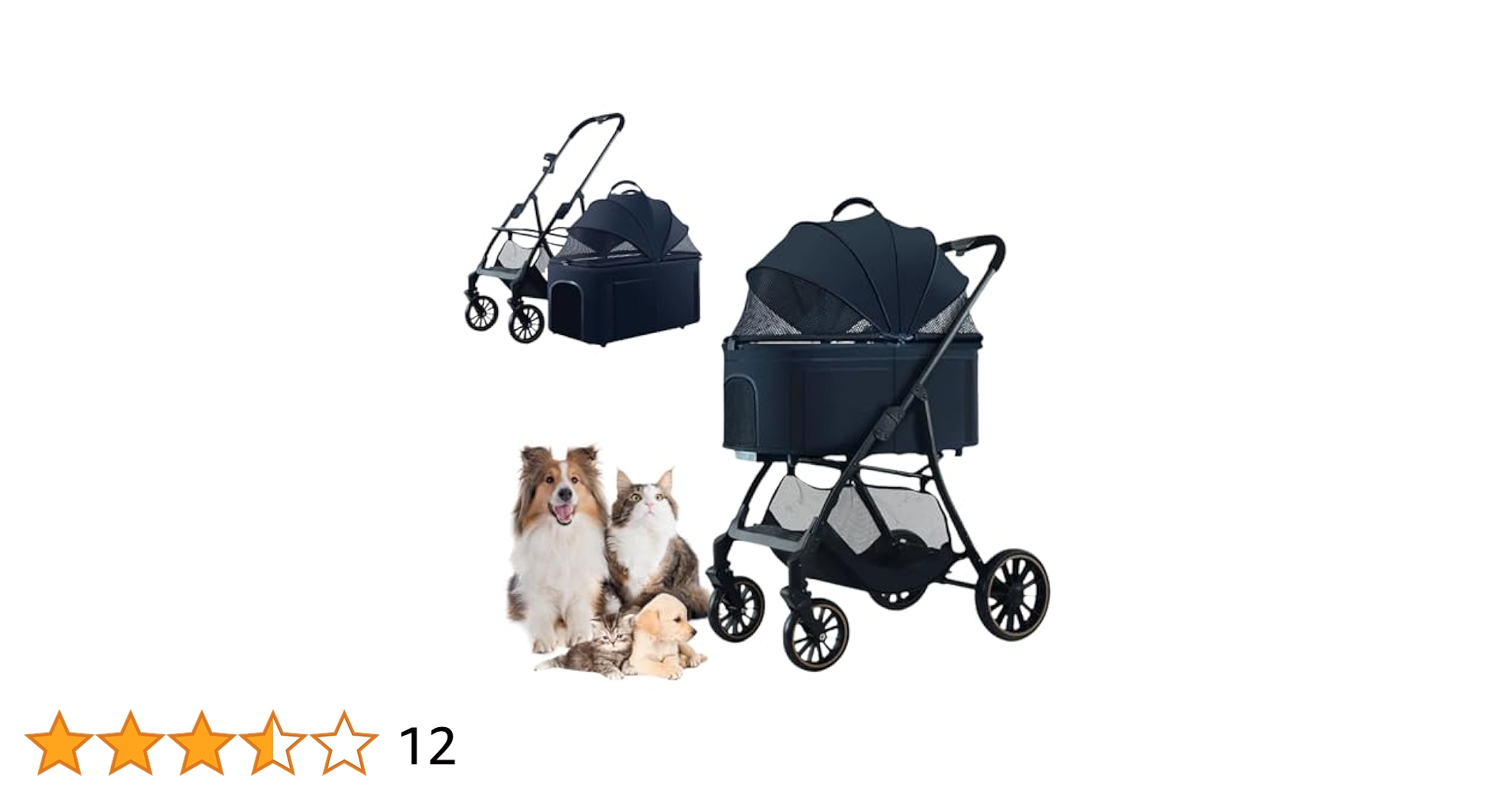 2/17に再度値下げしました。ペットバギー Amazon.co.jp: TopGTzolun犬用 ペットカート 中型犬 バギー 多頭
