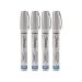 4 MARKERS: Sanford Sharpie Poster-Paint Markers White Medium Point (37206)