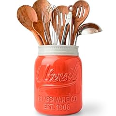Coral | Jar Utensil Holder