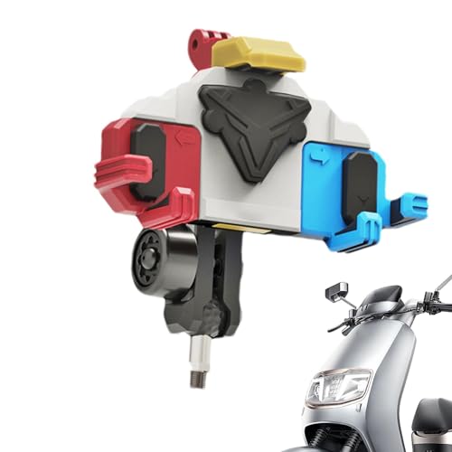 Support de téléphone pour moto et vélo sécurisé contre les chutes sur routes dégradées