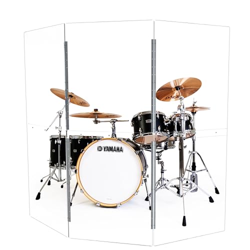 Portable Drum Shield with 3 Panels