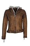 Jacke schließt mit Zipper Gipsy Damen Cascha LAMOV Jacke, Braun (Antic Brown 000), Medium