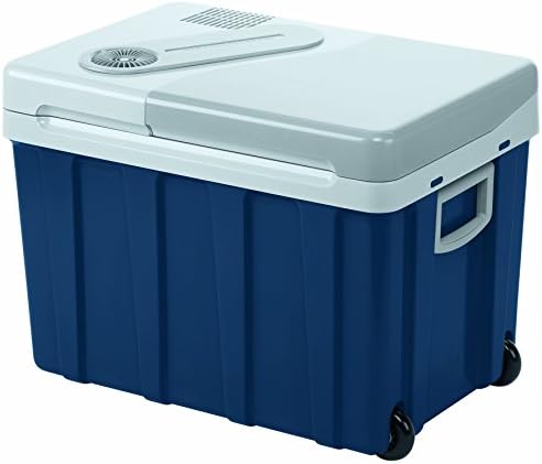 Mobicool W40 Przenośna Elektryczna Lodówka z Kółkami, 39 Litrów, 12/24 V i 230 V do Samochodów, Ciężarówek, Łodzi, Samochodów Kempingowych i Gniazdka Elektrycznego