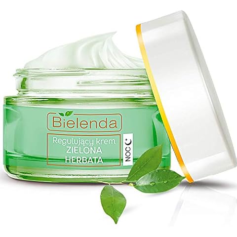 Bielenda Green Tea - Night Face Cream Regulates Sebum Secretion Anti-Blackhead Effect For Combination Skin-Green Tea Regulating Face Cream Night - 50 ml Cover