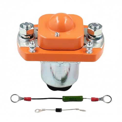 Manioiity MZJ-400A 48V 400A Universal Contactor Solenoid for Heavy Duty Golf Cart Metal Contacts & Plastic Housing Direct Replacement Contactor