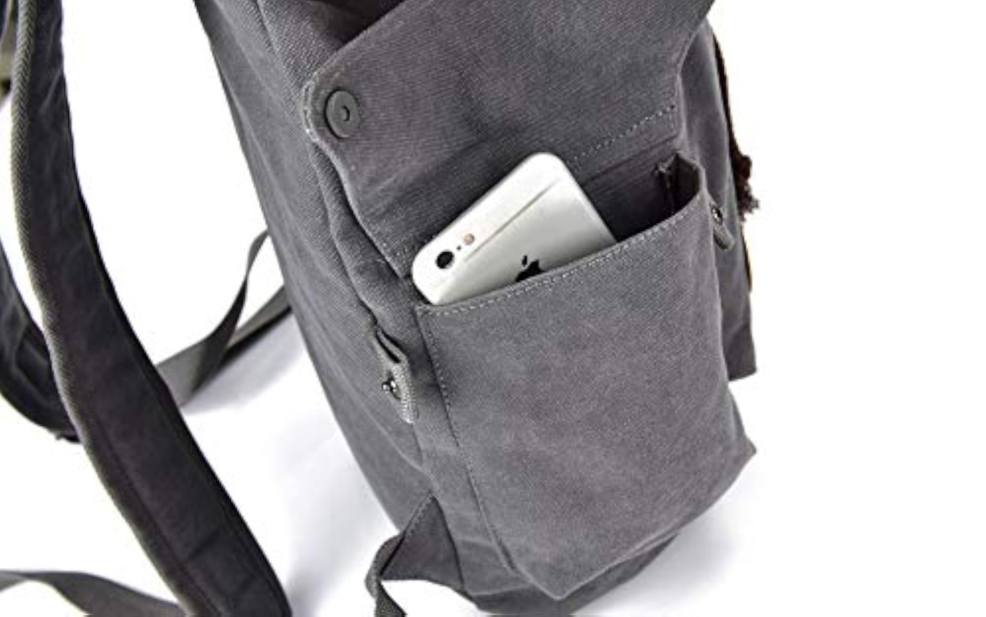 Vintage Canvas Backpack for School & Travel
