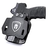 WARRIORLAND OWB Kydex Holster with Optics Cut, Compatible with Walther PPS M2 Pistol, Outside Waistband Open Carry, 1.75' Paddle, Adj. Retention & Cant, Right Hand