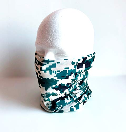 NICKSTON 6 cachecóis camuflados, multifuncionais, sem costura, de microfibra, proteção contra poeira