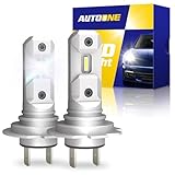 AUTOONE H7 LED Fog Light Bulbs, Upgrade with up to 300% More Vision, 2 Pack