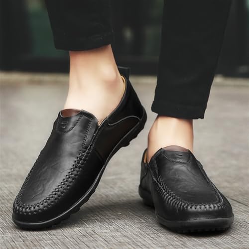 Dress Shoes for Men Men's Casual Leather Loafers Slip-On Driving Shoes for Comfort and Style3
