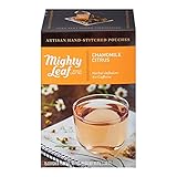Mighty Leaf Tea, Chamomile Citrus - Herbal Whole Leaf Tea - 15 Tea Bags, Caffeine Free (1 Box of 15...