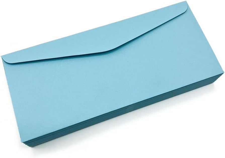 Earthchoice No. 10 Envelopes - BLUE - 500 PK by Domtar Colors