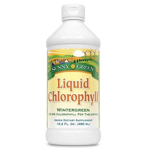 Sunny Green Liquid Chlorophyll Wintergreen, 16.2-Ounce
