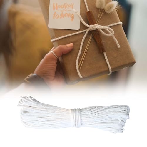 2mm Roman Blind Cord,20 Meters Picture Hanging Cord Roman Blind Cord,White Braided Cord Blind String Cordfor Crafts Blinds Windows Vertical Blind Replacement. - Image 3